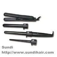 25W-60W With PTC Heater Hair Straightener and Curling Gift Set thumbnail-1