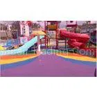 Waterproof Outdoor Swimming Pool Rubber Flooring , Slip Not Rubber Flooring thumbnail-1