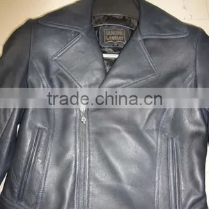 Short Body Women Leather Jacket in Lambskin thumbnail-6