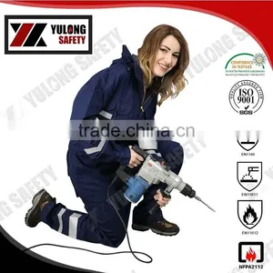 Oeko-tex 100 EN11611 EN11612 Safety Autumn Coveralls for Worker thumbnail-2
