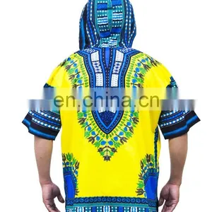 Lofbaz Unisex Traditional African Dashiki Hoodie thumbnail-5