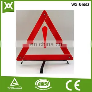 Traffic Accident Exclamation Mark Warning Triangle Red thumbnail-1