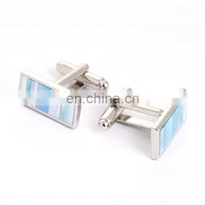 Elegant Colorful Shell of Men's Cufflinks thumbnail-2