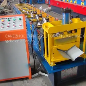 Cangzhou Dixin Automatic Metal Roof Ridge Cap Roll Forming Machine Hot Sale thumbnail-2