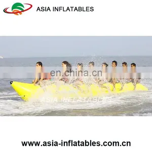 PVC Tarpaulin Inflatable Banana Boat Flying Fish for Sale, 3 Persons Inflatable Water Banana Boat Flyfish Raft thumbnail-2