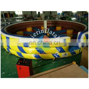 2016 Top Selling Inflatable Wipeout Game With Machine For Sale thumbnail-1