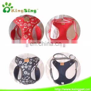 Japanese Breathable Cowboy Harness With Leash for Small & Medium Size Dogs thumbnail-3