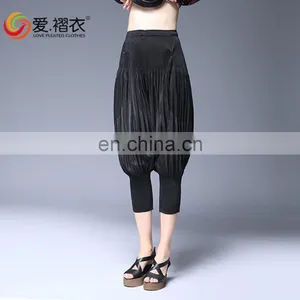 100% Polyester Women Elastic Waist Sports Indian Harem Trousers for Outdoor thumbnail-3