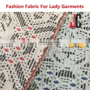 B2794 JC ShaoxingT/R Span Lurex Knit Jacquard Fabric Polyester Elastane Fabric thumbnail-4