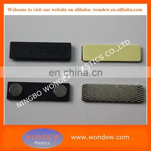 Black Magnetic Name Badges thumbnail-1
