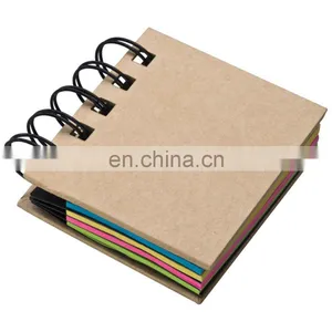 Spiral Notepad With Memo Sticky Note Paper NOTEBO910 thumbnail-3