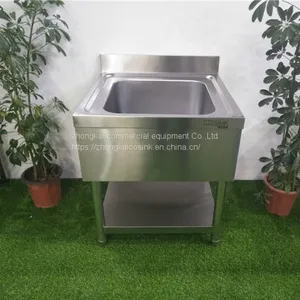 201 304 Custom Made Commercial Restaurant Stainless Steel Kitchen Sink thumbnail-5