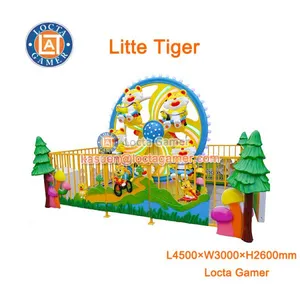 Zhongshan Amusement Equipment Park Rides for Kids Mini Rides Ferry Wheel 5 Seat Litte Tiger for Sale thumbnail-1