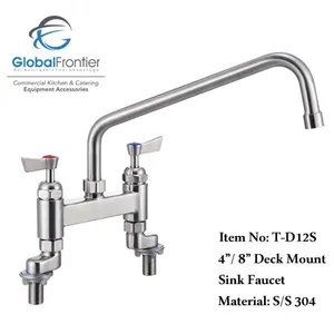 Restaurant Faucet Stainless Steel Pre Rinse Unit Cafe Tapware thumbnail-5