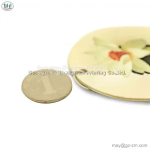 Round Double-sided Printing Flower Scented Car Air Freshener OEM Air Freshener Hanging for Many Places thumbnail-2