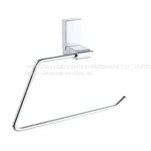 Zinc Alloy Bathroom Hardware Wall Mounted Towel Rings thumbnail-3