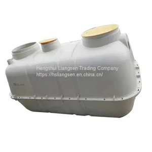 2500 Liter Fiberglass Septic Tank Anti-Corrosion FRP GRP Water Storage Tank thumbnail-3
