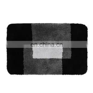 Custom Printed Water Absorption Anti Slip Microfiber Toilet Bathroom Foot Mat Set thumbnail-2