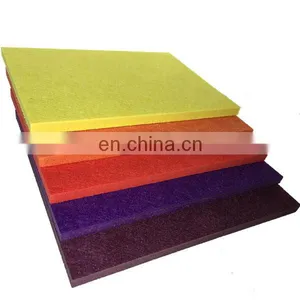 High Density Dust-proof Polyester Acoustic Panel Felt Sound Absorbing Ceiling thumbnail-3
