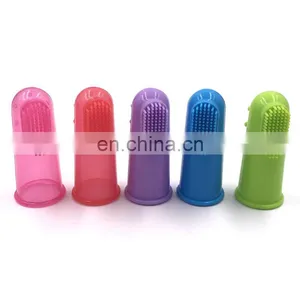 Dog Toothbrush Bite Toy Finger Teeth Cleaner Brush Hygiene Dogs Cleaning Toy Fingers Brush thumbnail-5