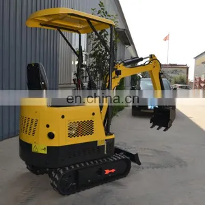 Cheapest Factory Price Nante Joystick Mini Excavators Mini Excavator Arm Boom Mini Excavator 1 Ton Hydraulic Hammer thumbnail-5