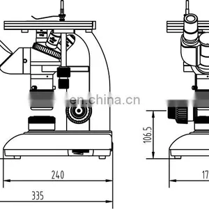 MDJ100 Metallurgical Monocular Binocular Microscope thumbnail-3
