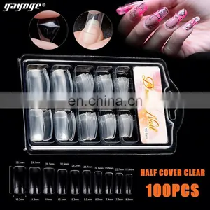 Silicone 5 Colors Options Nail Art Tools Smile Customised Nail Tips Tapered thumbnail-4