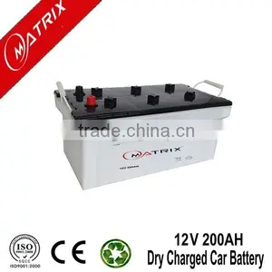 12V 200AH Dry Charged Automotive Lead Acid Storage Batteries thumbnail-1