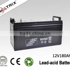 MATRIX Brand 12v 180ah Telecom Battery Made in Shenzhen thumbnail-1