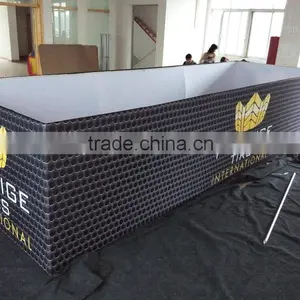 Circle /Rectangular Advertising Promotion Customize Design Fabric Display Banner Hanger ,Haning Sign Banner For Sale thumbnail-1