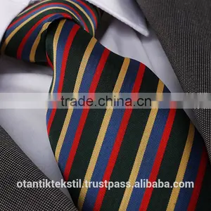 Colored Striped ,Silk Tie, Necktie, Neck Tie, Corbata, Gravate, Krawatte, Cravatta, Fashion Tie thumbnail-1