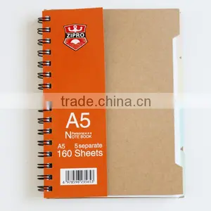 Spiral Notebook With Subject Dividers thumbnail-1