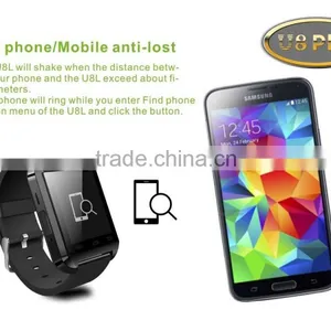 2015 Pedometer Watch With Bluetooth Smart Watch Mobile for Samsung S4/Note3/S5 Android Smartphones for U8 Plus Watch thumbnail-2