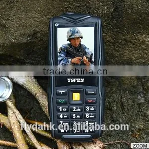 M18 Waterproof Cdma Gsm Mobile Phone 3 Sim Card 3 Standby Rugged Phone 2.4 Inch Big Voice Power Bank Bar Mobile Phones. thumbnail-1