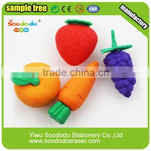 Kids Gift Stationery Rubber Fruit Eraser thumbnail-1