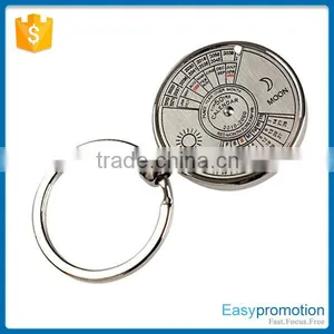 Hot Selling 50 Years Calendar Keychain/logo Printed Metal Keychains Wholesale Quality Choice thumbnail-1