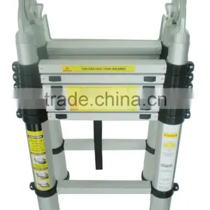 4.4m Magic Telescopic Aluminium Step Ladder With EN131 Approval thumbnail-1