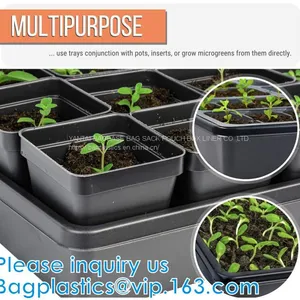 Plastic Garden Planter Pot Vegetable Growing Container Grow Vegetables: Potato, Carrot, Tomato, Ginger, Peanuts Onion, Flower Nursery Pots, Balcony Garden thumbnail-4