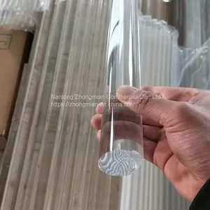 High Temperature Round Quartz Boiler Sight Glass Production thumbnail-1