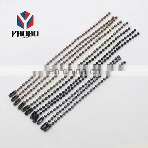 Papular High Quality Metal Faceted Ball Chain Gold Color Necklace thumbnail-4