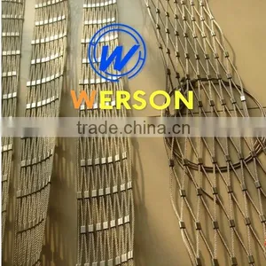 X-TEND Stainless Mesh Fabric for Balustrading, Green Walls | Generalmesh thumbnail-1