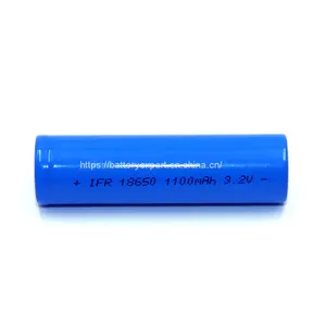 30C High Drain 18650 3.2v 1100mAh LiFePO4 High Rate Battery Cell thumbnail-2