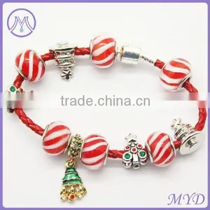 European Style 925 Sterling Silver Plated Women Beaded Bracelets thumbnail-3