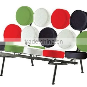 Premium Leather Marshmallow Sofa Chair thumbnail-1