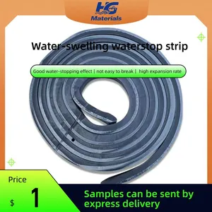 Joint Filling and Water-stopping Rubber Expansion Sealing Strip PZ Product Rubber Strip PN Putty-type Water-swelling Waterstop Strip thumbnail-1