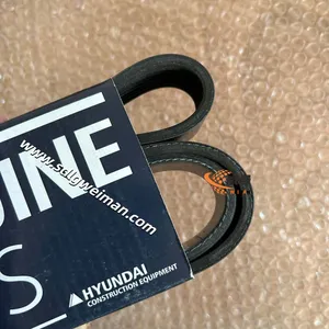 Hyundai Excavator Parts 3929330S FAN BELT for R210LC7 R210LC3 thumbnail-4
