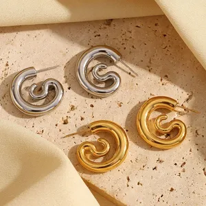 Stainless Steel Earrings Supplier With 1 Year Warranty Mill Test Report Low MOQ 50pcs thumbnail-1