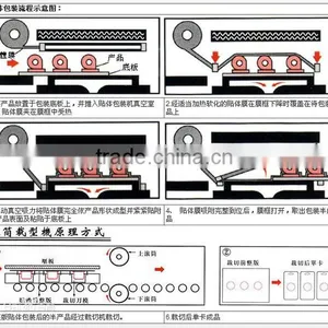 Vacuum Hinge Tape Skin Packaging Machine(No Mould Needed) for Hardware Packing thumbnail-2