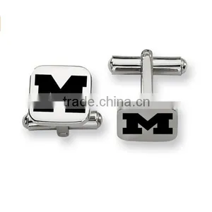 Cheapest Hot Sell Simple Blank Metal Cufflink, Stainless Steel Square Cufflinks thumbnail-1