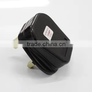 Top Convenience AC 3-Prong UK Rewirable Plug Power Cord UK Plug With Fuse thumbnail-5